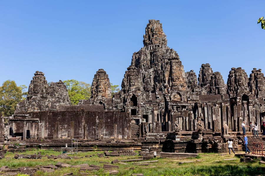 Los rostros de piedra del Bayon
